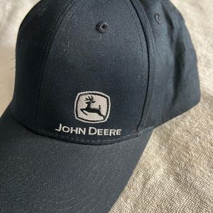 Mens John Deere hat black snapback
